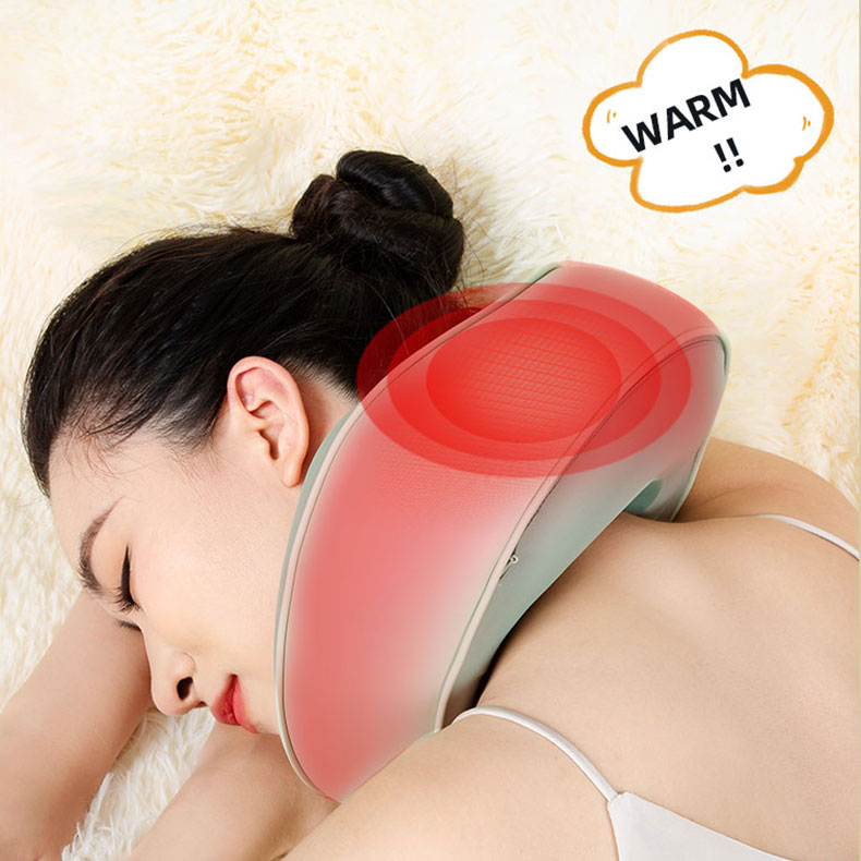 Gối massage cổ có hình di động
